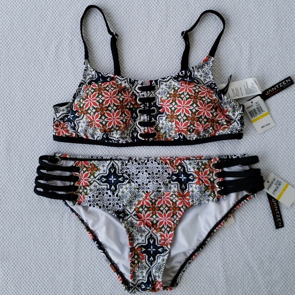 jantzen two piece bathing suits